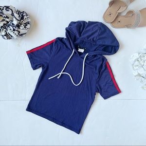 Planet B Crop Hoodie